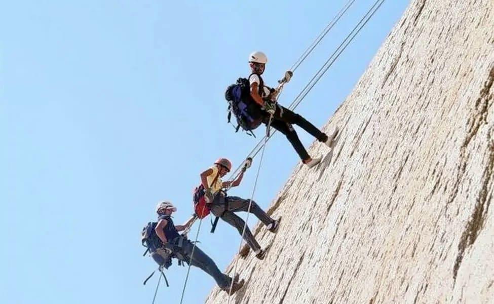 Rappelling in Bcharre Al Arz