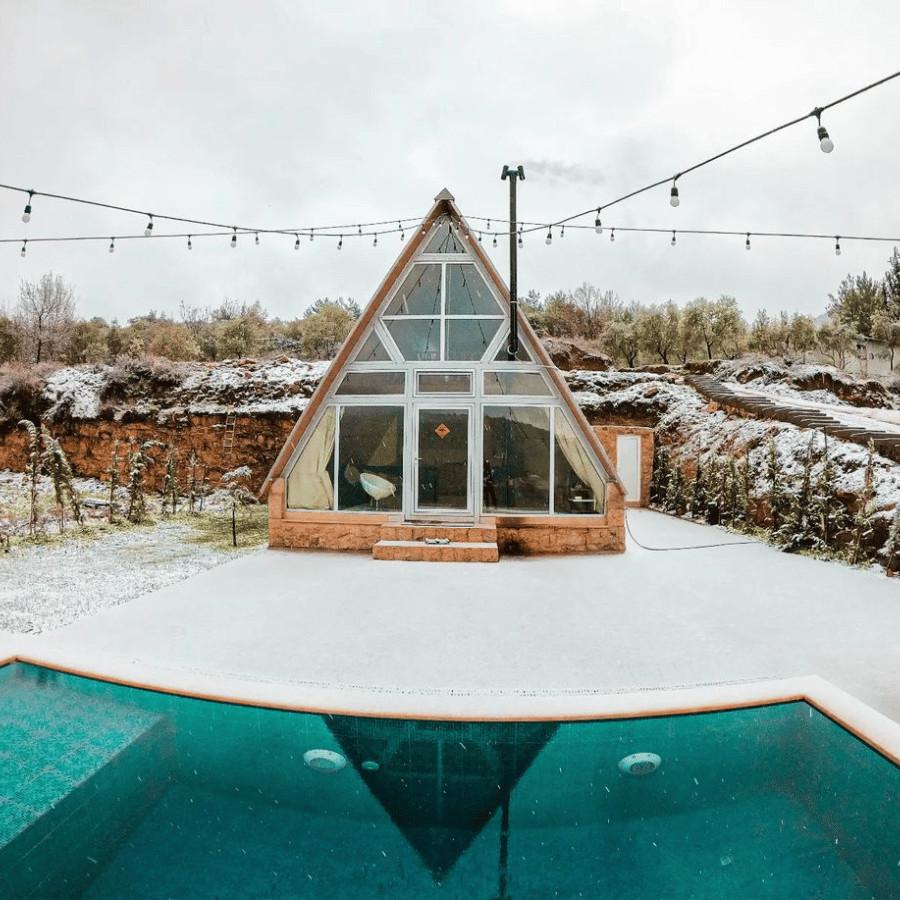 A Framed Bungalow with a Pool