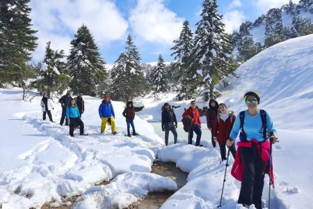 Snowshoeing -Akkar