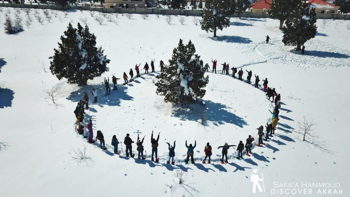 Snowshoeing -Akkar