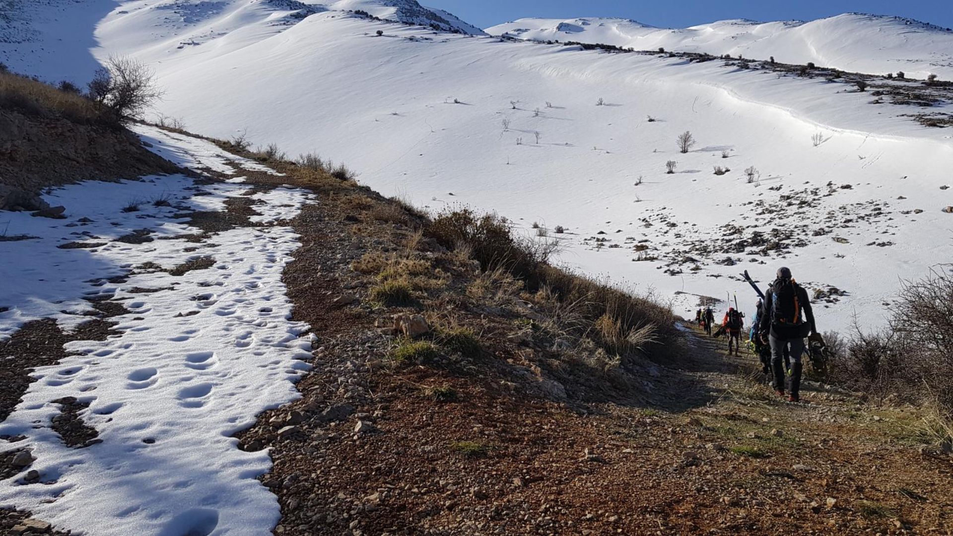 Mount Hermon winter ascent (Summit at 2813 m)