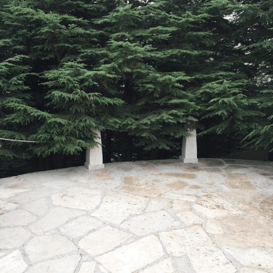 The First Lebanese Flag Podium