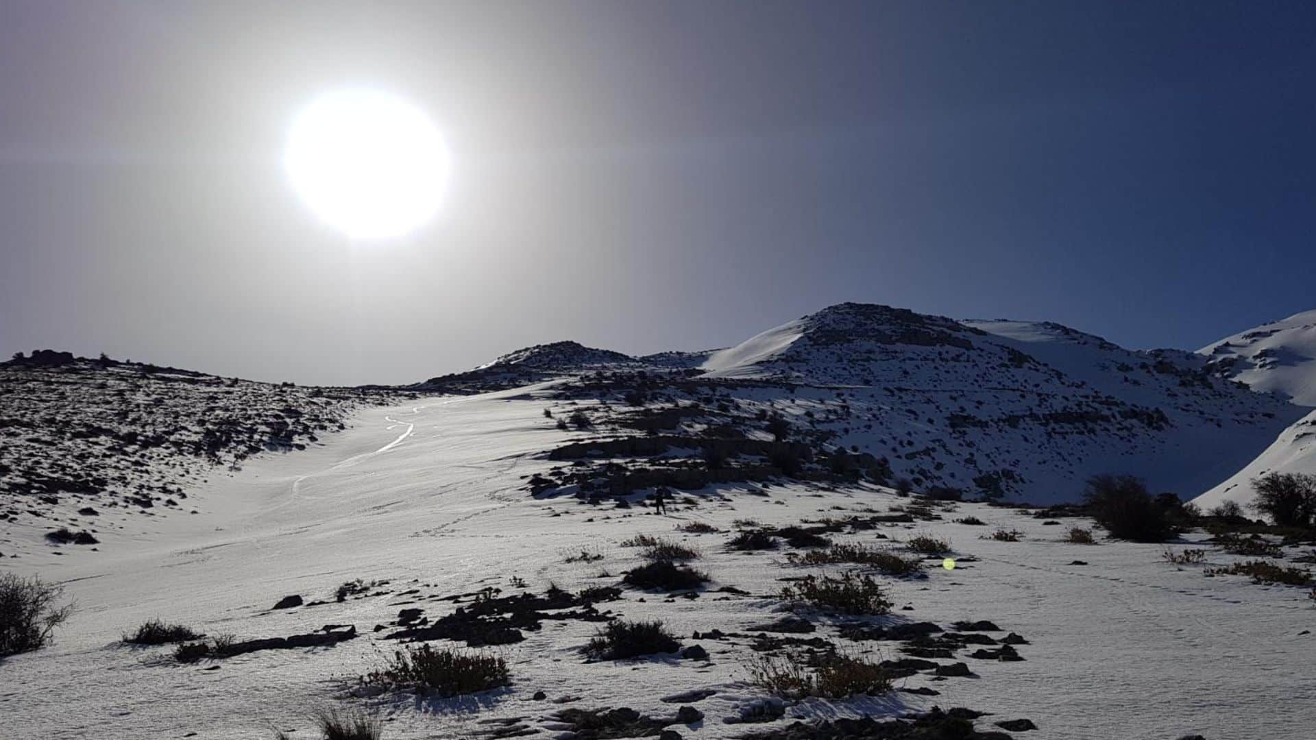 Mount Hermon winter ascent (Summit at 2813 m)