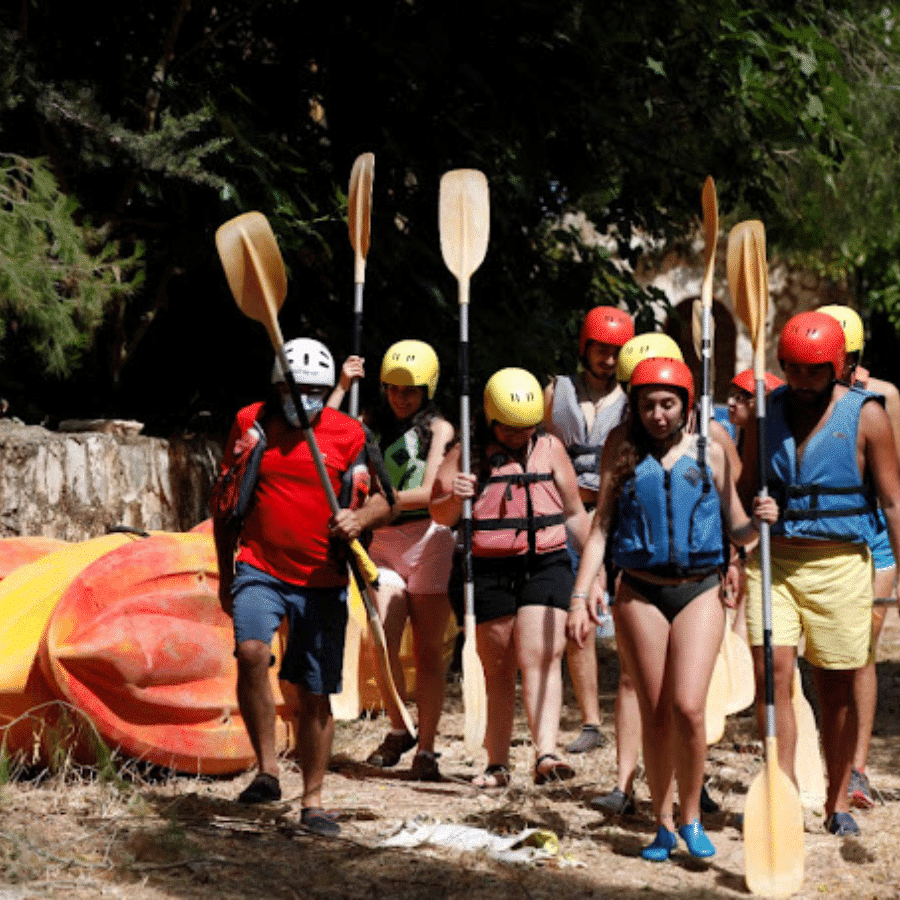 Kayak in Litani River