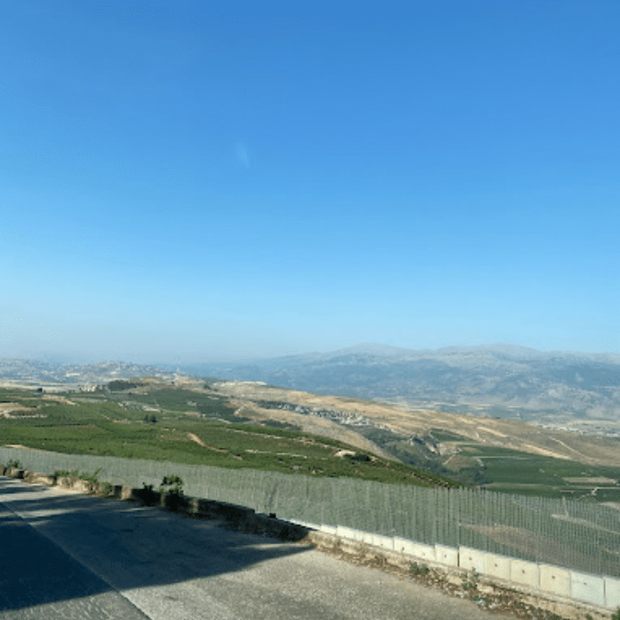 Odaisseh Sign – Lebanese Palestinian Borders