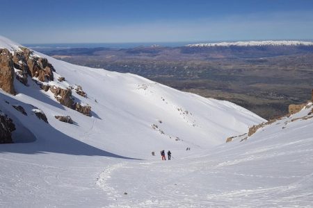 Mount Hermon winter ascent (Summit at 2813 m)