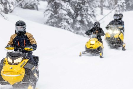 Ski-doo in Akoura