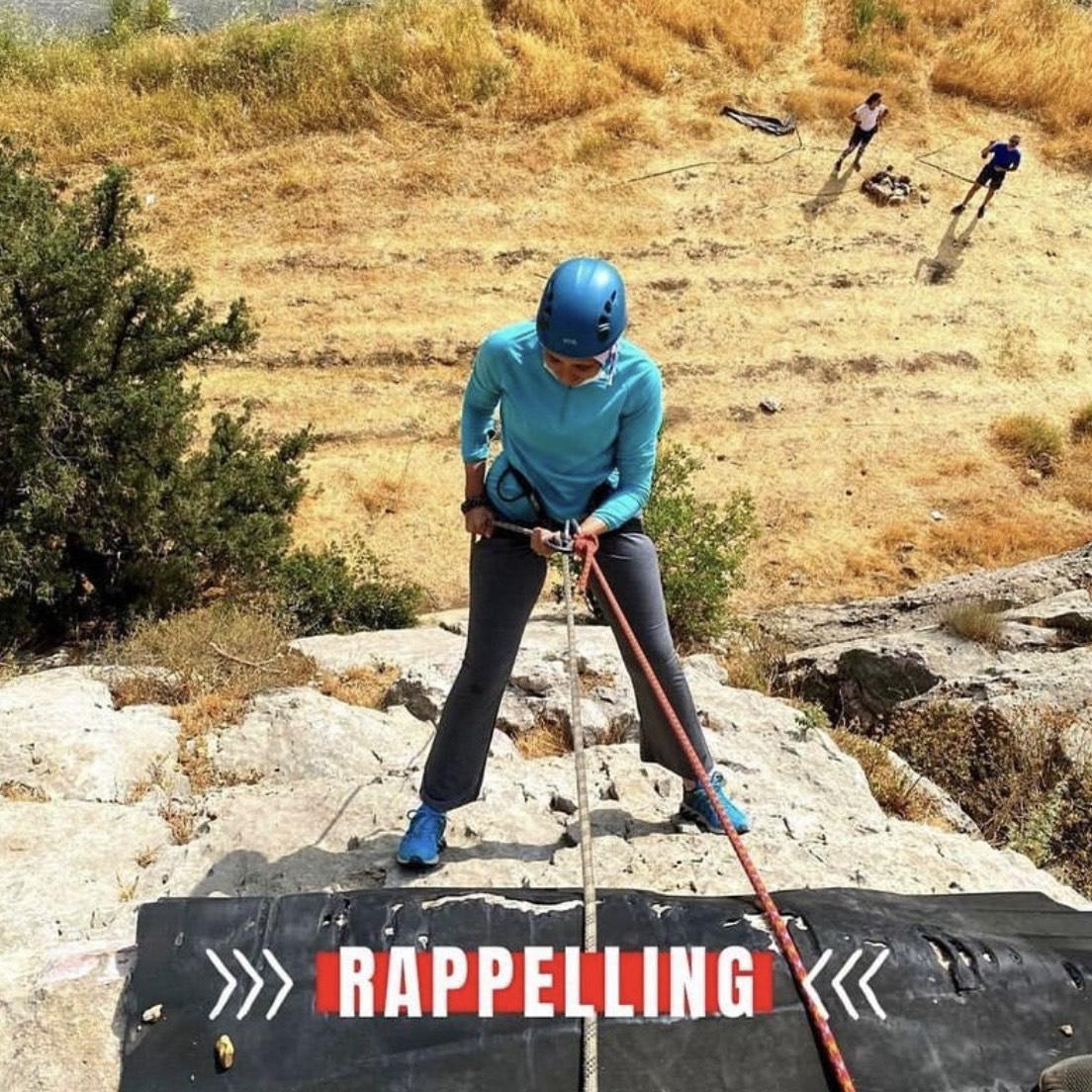 Rappelling at Laqlouq