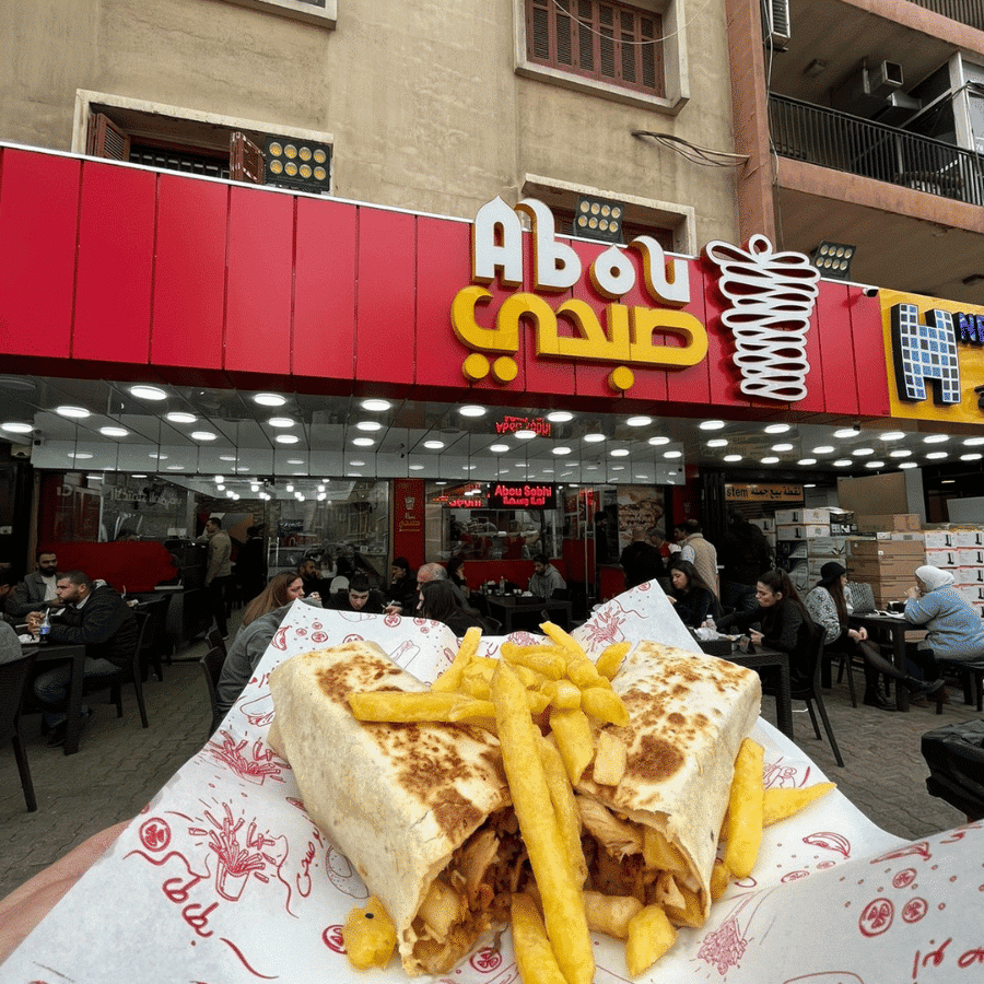 Have a Shawarma Sandwich at Abou Sobhi