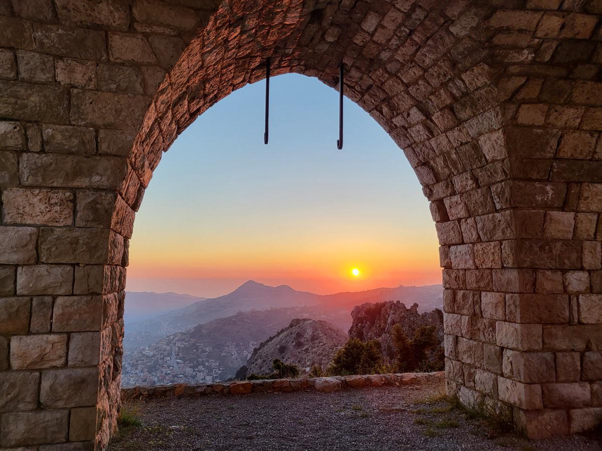 Sunset from Top of Arz